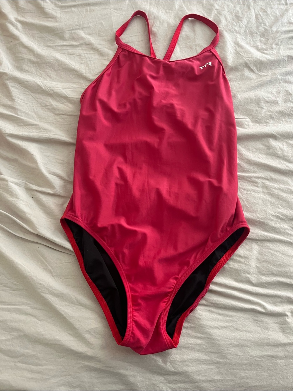 TYR Hot Pink and Black Sport Swimwear